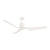 MANLY REMOTE CONTROL DC MOTOR CEILING FAN - White / Brushed Chrome