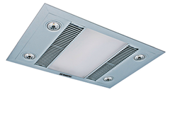 LINEAR SERIES 3-IN-1 BATHROOM HEATER, LED LIGHT & FAN