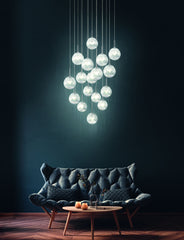 MONTEFIO 17 LIGHT CYSTAL PENDANT