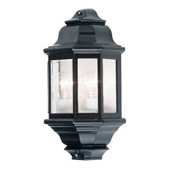 NEPEAN 2 LIGHT HALF WALL EXTERIOR -  Green / Burgundy
