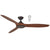 NEWPORT56"DC CEILING FAN - Matt Black / White Satin / Old Bronze & walnut