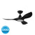 NOOSA 40" DC REMOTE CONTROL CEILING FAN WITH 18W LED LIGHT- Black / White / Titanium