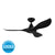 NOOSA 46" DC REMOTE CONTROL CEILING FAN - Black / White / Titanium