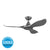NOOSA 46" DC REMOTE CONTROL CEILING FAN - Black / White / Titanium