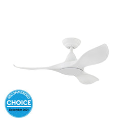 NOOSA 40" DC REMOTE CONTROL CEILING FAN - Black / White / Titanium