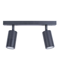 OUTDOOR 2 ADJUSTABLE SPOT BAR LIGHT - Black / Titanium / White