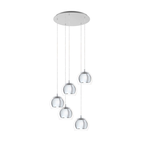 ROCAMAR CHROME PENDANT - 1 Light / 3 Light / 5 Light