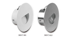 S9317 DANHAM ROUND LED WALL LIGHT - Aluminium