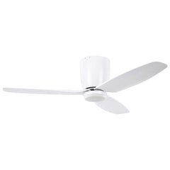 SEACLIFF DC 44" CEILING FAN WITH 15W TRI-COLOUR LED LIGHT - White / Black / Gessami Oak / Light Walnut