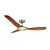 SORRENTO REMOTE CONTROL 1300mm CEILING FAN White / Black / Brushed Steel