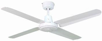 SWIFT FAN 4 METAL BLADE- White / Black