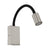 TAZZOLI LEDV WALL LIGHT - Black / White / Satin Nickel