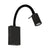 TAZZOLI LEDV WALL LIGHT - Black / White / Satin Nickel