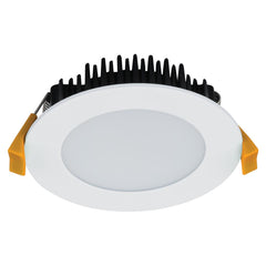 TEK-13 ROUND LED TRI-COLOUR DOWNLIGHT IP44 - White / Black / Brushed Chrome