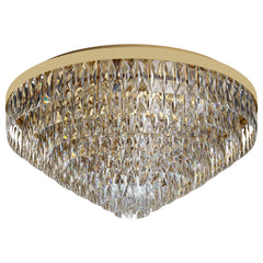 VALPARAISO CYSTAL GOLD CEILING LIGHT