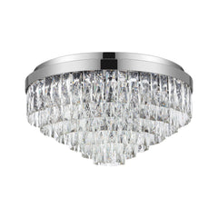 VALPARAISO CYSTAL CHROME CEILING LIGHT