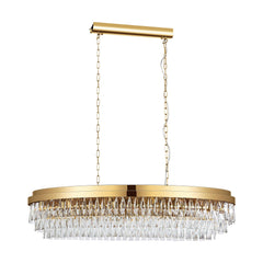 VALPARAISO CRYSTAL CHANDELIER - Brass / Chrome