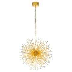 VIVALDO GOLD CRYSTAL PENDANT - 680mm / 980mm