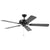 WAIKIKI 52"CEILING FAN WITH LIGHT - White / Black / Walnut / Washed Oak