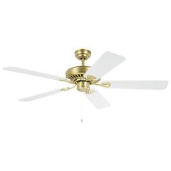 WAIKIKI 52"CEILING FAN WITH LIGHT - White / Black / Walnut / Washed Oak